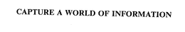 CAPTURE A WORLD OF INFORMATION trademark