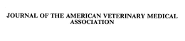 JOURNAL OF THE AMERICAN VETERINARY MEDICAL ASSOCIATION trademark