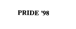 PRIDE '98 trademark