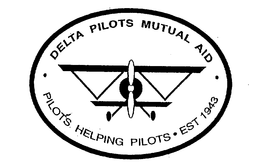 DELTA PILOTS MUTUAL AID PILOTS HELPING PILOTS EST 1943 trademark