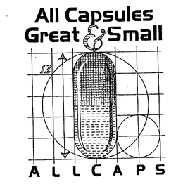 ALL CAPSULES GREAT & SMALL ALLCAPS trademark