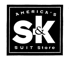 S&K AMERICA'S SUIT STORE trademark