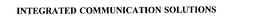INTEGRATED COMMUNICATION SOLUTIONS trademark