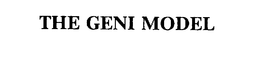 THE GENI MODEL trademark