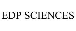 EDP SCIENCES trademark