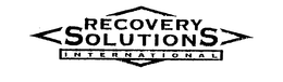 RECOVERY SOLUTIONS INTERNATIONAL trademark