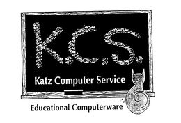 K.C.S. KATZ COMPUTER SERVICE EDUCATIONAL COMPUTERWARE trademark