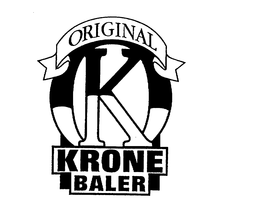K ORIGINAL KRONE BALER trademark