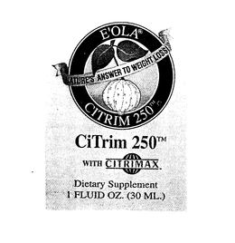 CITRIM 250 trademark