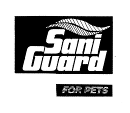 SANI GUARD FOR PETS trademark