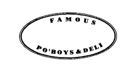 FAMOUS PO'BOYS & DELI trademark