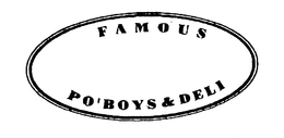FAMOUS PO'BOYS & DELI trademark