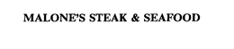 MALONE'S STEAK & SEAFOOD trademark