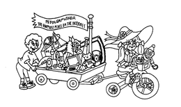 PEDDLERPUSHER THE HAPPIEST PLACE ON THE INTERNET trademark