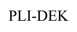 PLI-DEK trademark