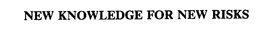 NEW KNOWLEDGE FOR NEW RISKS trademark
