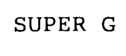 SUPER G trademark