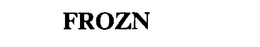 FROZN trademark
