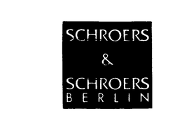 SCHROERS & SCHROERS B E R L I N trademark