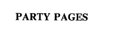 PARTY PAGES trademark