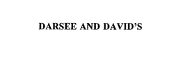 DARSEE AND DAVID'S trademark