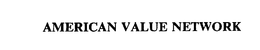 AMERICAN VALUE NETWORK trademark