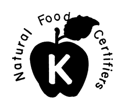 K NATURAL FOOD CERTIFIERS trademark