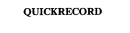 QUICKRECORD trademark