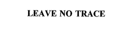 LEAVE NO TRACE trademark