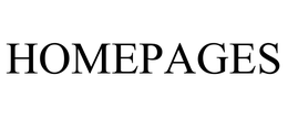 HOMEPAGES trademark