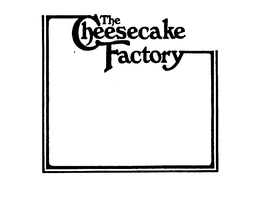 THE CHEESECAKE FACTORY trademark