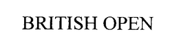 BRITISH OPEN trademark