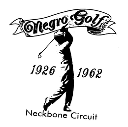 NEGRO GOLF 1926 1962 NECKBONE CIRCUIT trademark