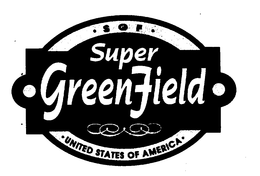 SGF SUPER GREENFIELD UNITED STATES OF AMERICA trademark