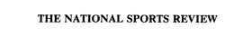 THE NATIONAL SPORTS REVIEW trademark