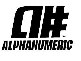A# ALPHANUMERIC trademark