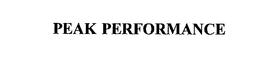 PEAK PERFORMANCE trademark