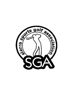 SGA SIERRA SPORTS GOLF ASSOCIATION trademark