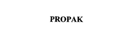 PROPAK trademark