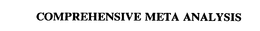 COMPREHENSIVE META ANALYSIS trademark