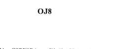 OJ8 trademark