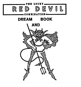 THE LUCKY RED DEVIL COMBINATION DREAM AND BOOK trademark