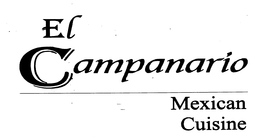 EL CAMPANARIO MEXICAN CUISINE trademark