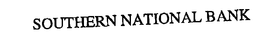 SOUTHERN NATIONAL BANK trademark