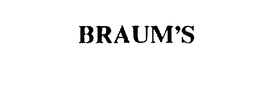 BRAUM'S trademark