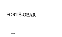 FORTE-GEAR trademark