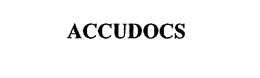 ACCUDOCS trademark