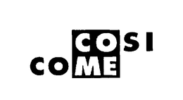 COSI COME trademark