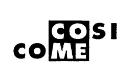COSI COME trademark