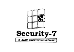 SECURITY-7 THE LEADER IN ACTIVE CONTENTSECURITY trademark